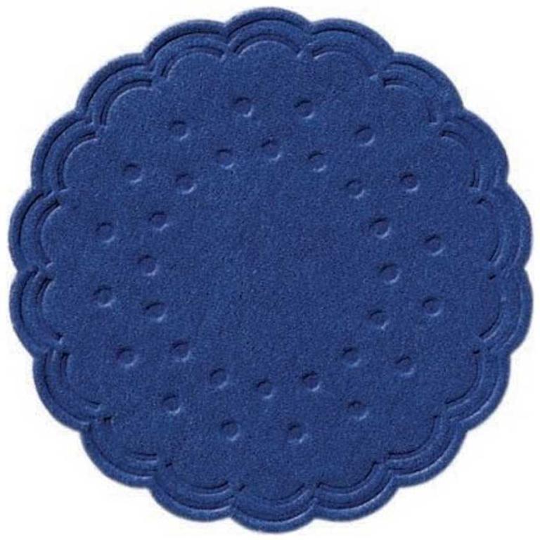 Image Tassendeckchen, Zelltuch-Untersetzer Ø 7,5 cm, 8-lagig, Dunkelblau | 250 Stück 