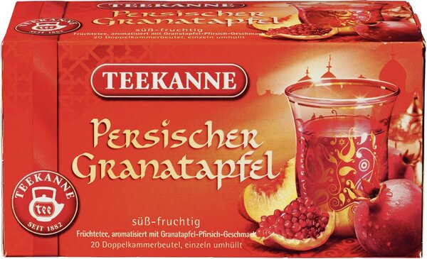 Image Tee Persischer Granatapfel Früchtetee Granatapfel-Pfirsich-Aroma