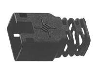 Image Telegärtner 100 Stück Knickschutztüllen RAL 9011 schwarz