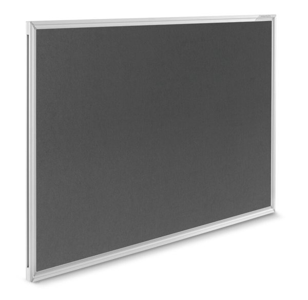 Image Textiltafel mit Aluminiumrahmen Abmeßung: 900x600mm grau