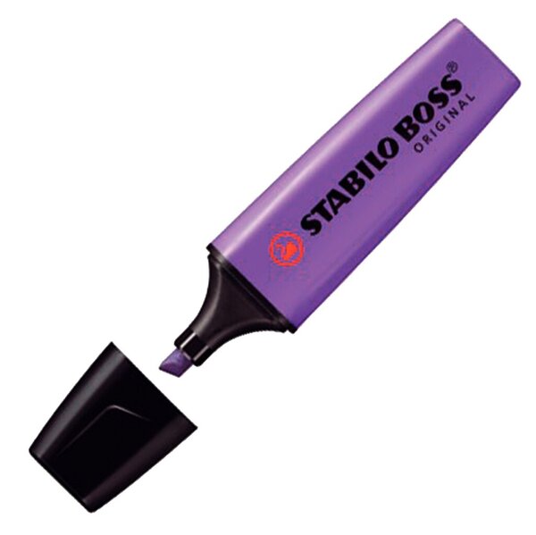 Image Textmarker Stabilo Boss Original 2-5mm lavendel nachfüllbar