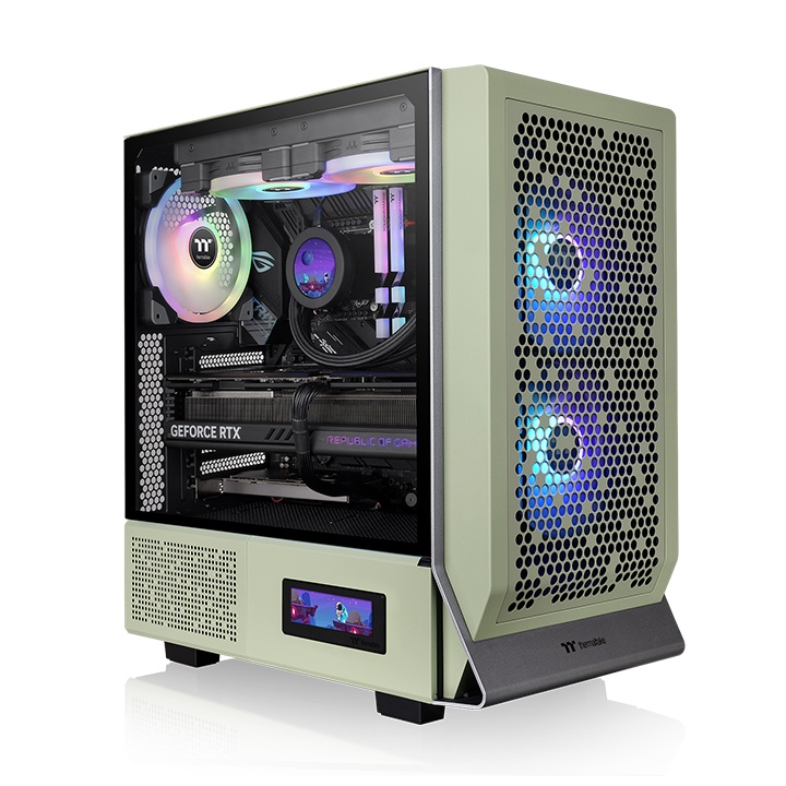 Image THERMALTAKE Ceres 300 TG ARGB - Mid tower - E-ATX - Seitenteil mit Fenster (geh