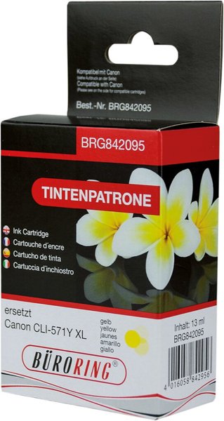 Image Tintenpatrone gelb für Canon, PIXMA MG5750, MG6850, MG7750,