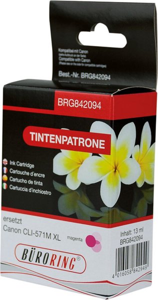 Image Tintenpatrone magenta für Canon, PIXMA MG5750, MG6850, MG7750,