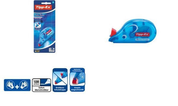 Image Tipp-Ex Korrekturroller Pocket Mou se, Blister (5103595)