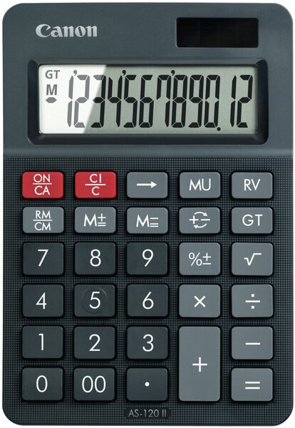 Image Tischrechner, 12-stelliges großes und angewinkeltes Display