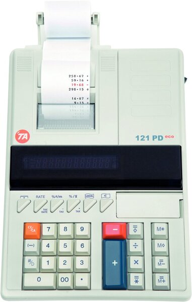 Image Tischrechner 121 PD ECO 12-stellig Digitron Anzeige 12mm Ziffernhöhe,