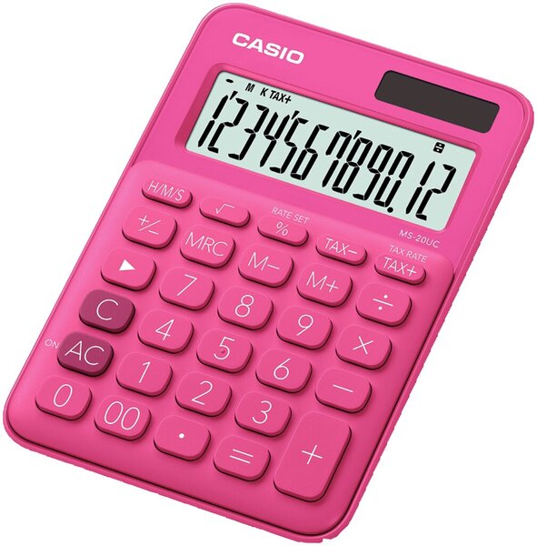 Image Tischrechner MS 20 UC, pink, 12-stelliges Display