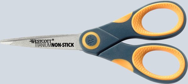 Image Titan Schere Softgrip Non Stick, 12,7 cm, rostfrei, mit Präzisions-