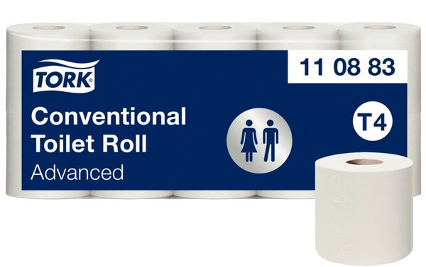 Image Toilettenpapier Advanced 3-lagig, mit Prägung, weiß, für T4 system