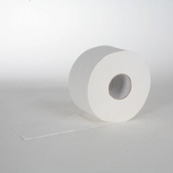Image Toilettenpapier Großrolle 2-lagig, 100% Zellstoff, weiß,160 m, 890 Blatt, "STAR 19" | 12 Rollen/Sack passend für Spender: ||70134||, ||70139||, ||70142||, ||70143||, ||70133|| 