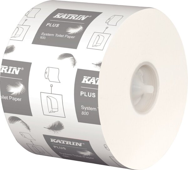 Image Toilettenpapier Katrin System 2lg., 800 Blatt, hochweiß