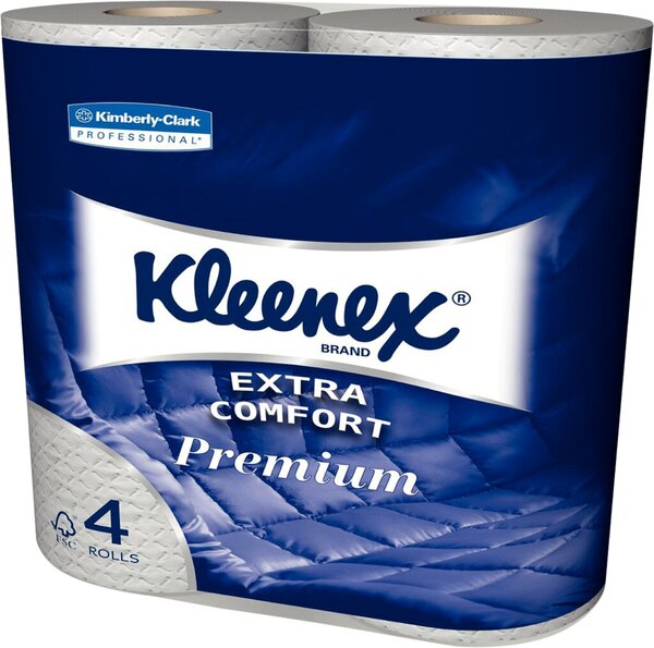 Image Toilettenpapier Kleenex Premium 4-lagig weiß, f.Spender 6992 / 7191
