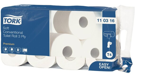 Image Toilettenpapier Premium 3-lagig, mit Prägung, weiß