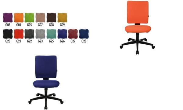 Image Topstar Bürodrehstuhl Lightstar 10 , orange (77240087)