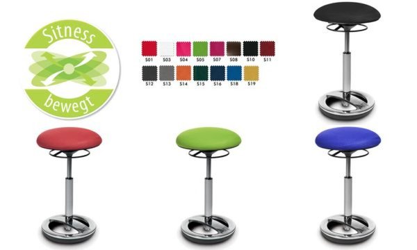 Image Topstar Sitzhocker Sitness High Bo b, blau (77400047)