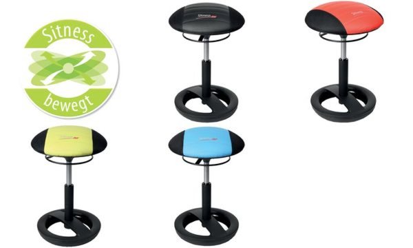 Image Topstar Sitzhocker Sitness RS Bob , rot / schwarz (77400109)