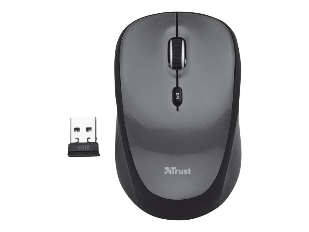 Image Trust Yvi Wireless Mini Mouse Maus, Funkübertragung, optische Abtastun