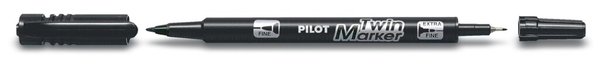 Image Twin-Marker fein BEGREEN, schwarz Strichstärke: 0,2 mm(EF) und 0,8 mm(F)