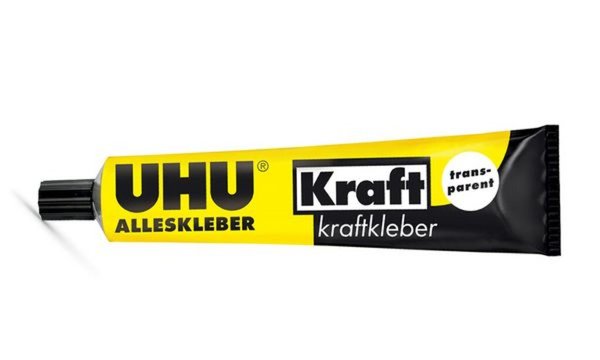 Image UHU Alleskleber Kraft transparent, lösemittelhaltig, 125 g (5651147)