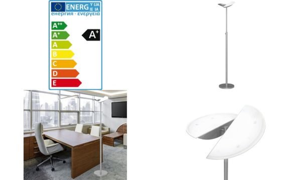 Image UNiLUX LED-Stehleuchte ZELUX, silbe r (64000312)