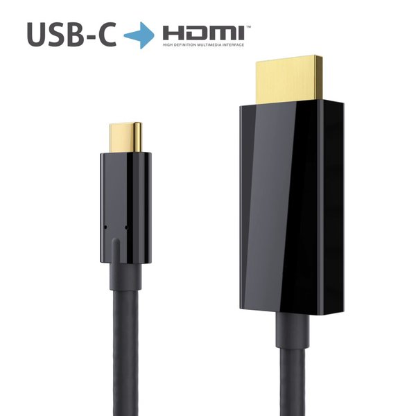 Image USB-C auf HDMI Kabel,1,5m, schwarz 