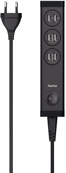 Image USB-Mehrfach-Ladegerät, 6 Ports, USB-A Für Tablets und Smartphones, 34W