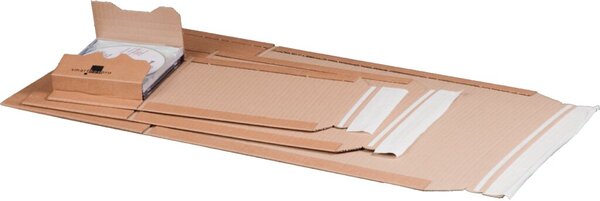 Image Universalverpackung A5+, braun, haftklebend, Aufreißfaden