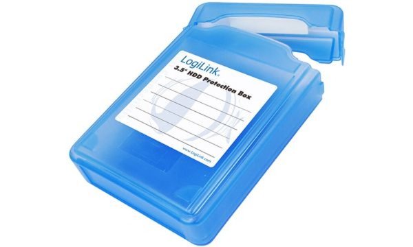 Image LogiLink HDD-Box für 3,5" Festplatten, blau
