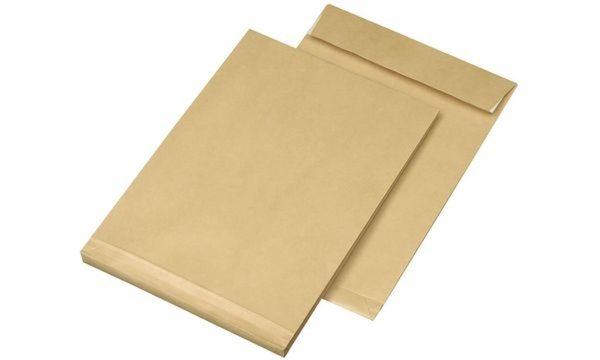 Image MAILmedia Faltenversandtasche B4, o hne Fenster, braun (8703917)
