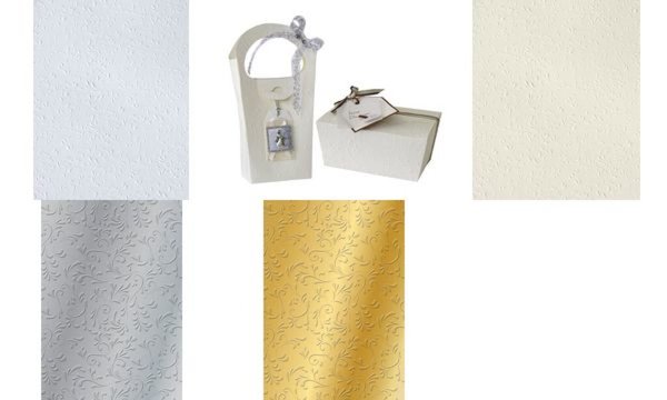 Image HEYDA Bastelkarton Roma, DIN A4, 220 g/qm, silber (57300141)