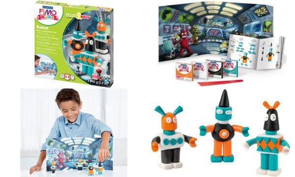 Image FIMO kids Modellier-Set Form & Play Robot, Level 2 (57890066)