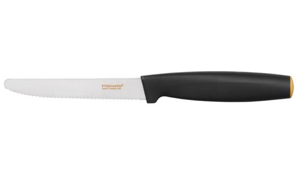 Image FISKARS Tomatenmesser, Länge: 120 m m, schwarz (60000316)