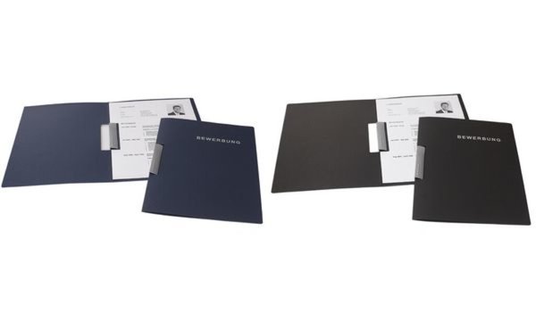 Image dataplus Bewerbungsmappe Clip S, DI N A4, stahlblau (5227651)