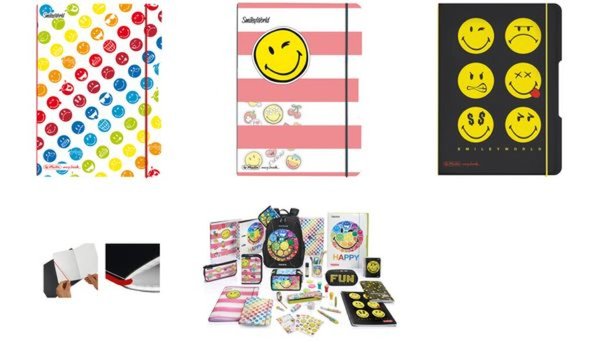 Image herlitz Notizheft my.book flex Smil eyWorld Black, DIN A5 (50008926)