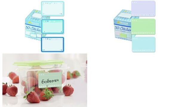 Image AVERY Zweckform ZDesign Sticker auf Rolle Tiefkühlsterne (72056821)