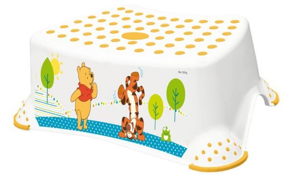 Image keeeper kids Tritthocker tomek win nie, weiß mit Aufdruck (6440341)