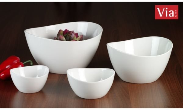 Image VIA by R & B Schale BLANCA, aus P orzellan, 0,4 L (6455160)