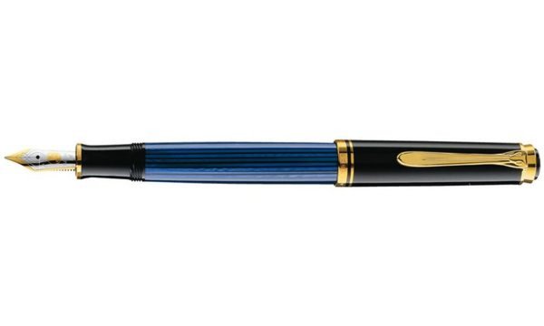 Image Pelikan Füllhalter "Souverän 400", schwarz/blau, EF
