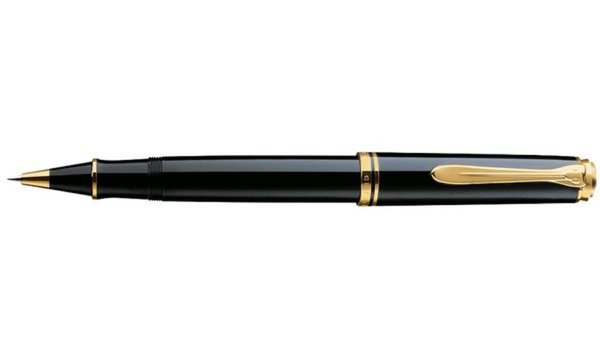 Image Pelikan Tintenroller "Souverän 600", schwarz/gold