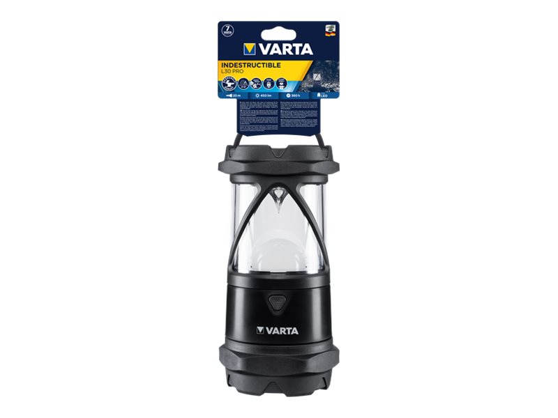 Image VARTA 18761101111 Indestructible L30 Pro LED Camping-Laterne 450 lm batteriebet