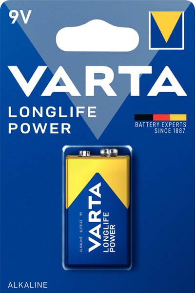 Image VARTA 9V Blockbatterie 4922 HIGH ENERGY Original