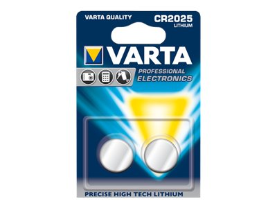 Image VARTA Electronics Batterie CR2025 Lithium 170 mAh 3V VE 2