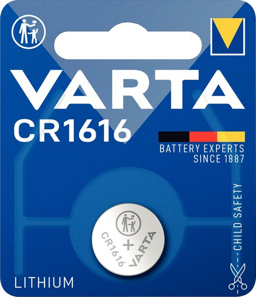 Image VARTA Electronics Batterie CR 1616Lithium 550 mAh 3,0 V