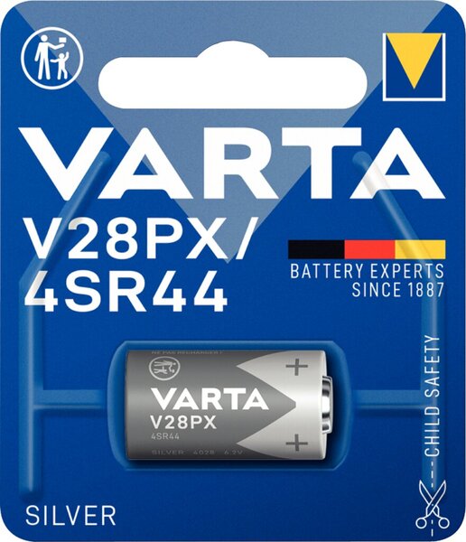 Image VARTA Electronics Batterie V 28 PXSilber 145 mAh 6,2 V