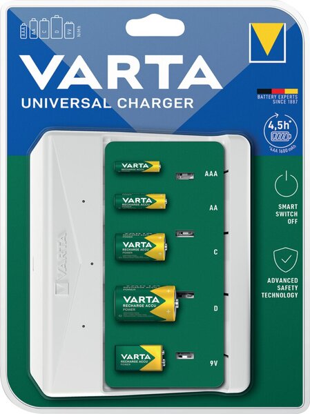 Image VARTA Ladegerät Universal Charger, weiß, unbestückt