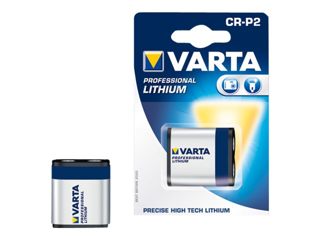 Image VARTA Prof. Batterie CR P2 Lithium1.600 mAh 6,0 V