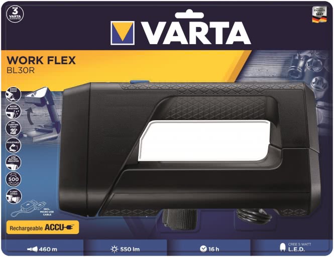 Image VARTA Work Flex BL30R Light Flexibel einsetzb. Handstrahler