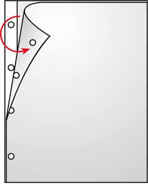 Image Prospekthülle A4 lks + oben of 