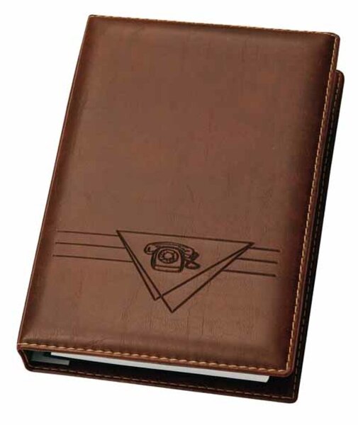 Image Telefonbuch Exquisit braun 4-Ring 16 mm